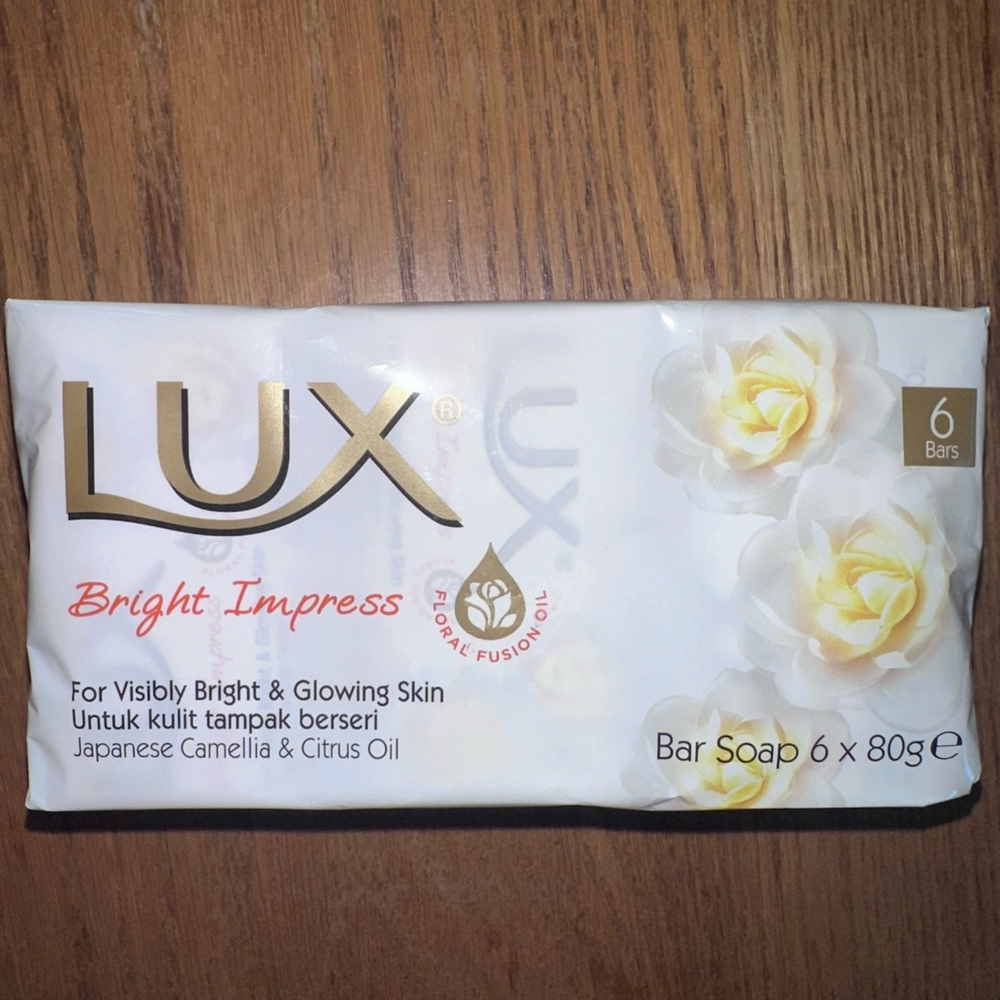NIP Lux Bright Impress with Japanese Camellia & Citrus Oil 80g Bar Soap PK/6